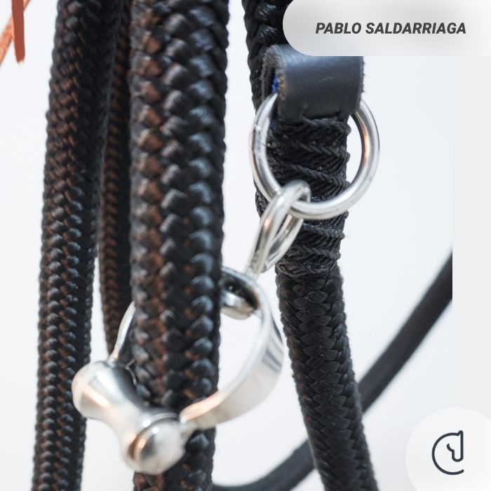 Collar con riendas -pablo Saldarriaga – caballo ecuestre-1