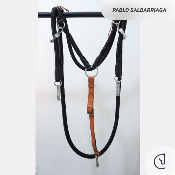 Collar con riendas -pablo Saldarriaga – caballo ecuestre-3