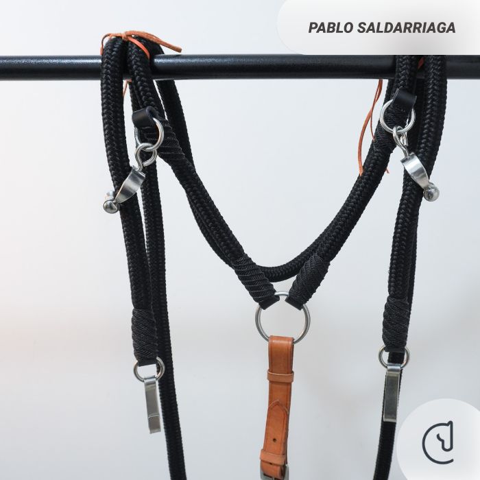Collar con riendas -pablo Saldarriaga – caballo ecuestre-4
